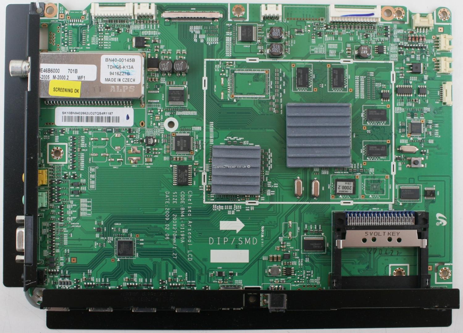 Samsung UE46B6000VW - Main AV - BN94-02662U - BN41-01190A - Chelsea Arsenal LCD - Click Image to Close